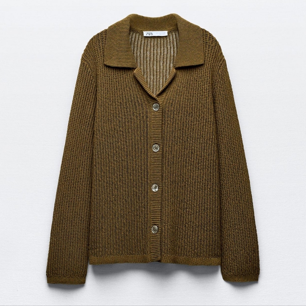 Zara Button Up Oversized Cardigan
